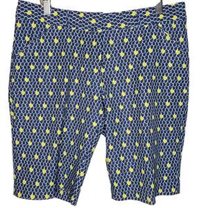 Peter Millar Shorts Womens 6 Blue Stretch Performace Preppy Golf Wicking Outdoor